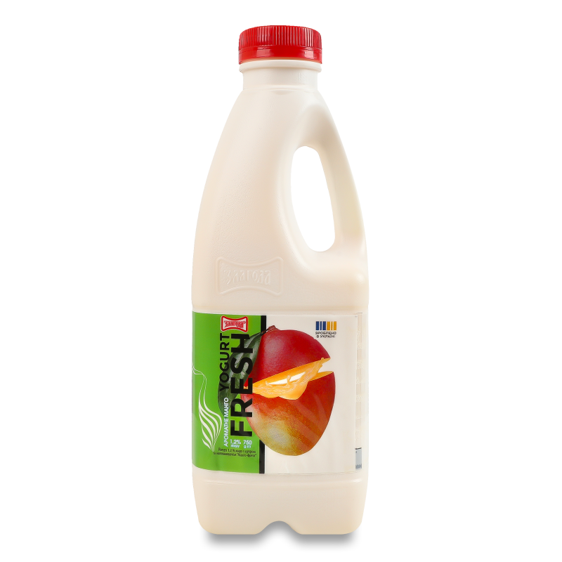 Йогурт питний Yogurt Fresh Ароматне манго 1,2% 750г пет Злагода