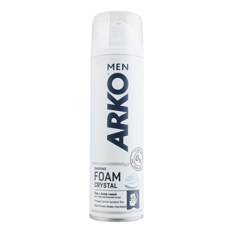 Пена для бритья Crystal Arko Men 200мл ARKO.men(8690506497361): купить ...