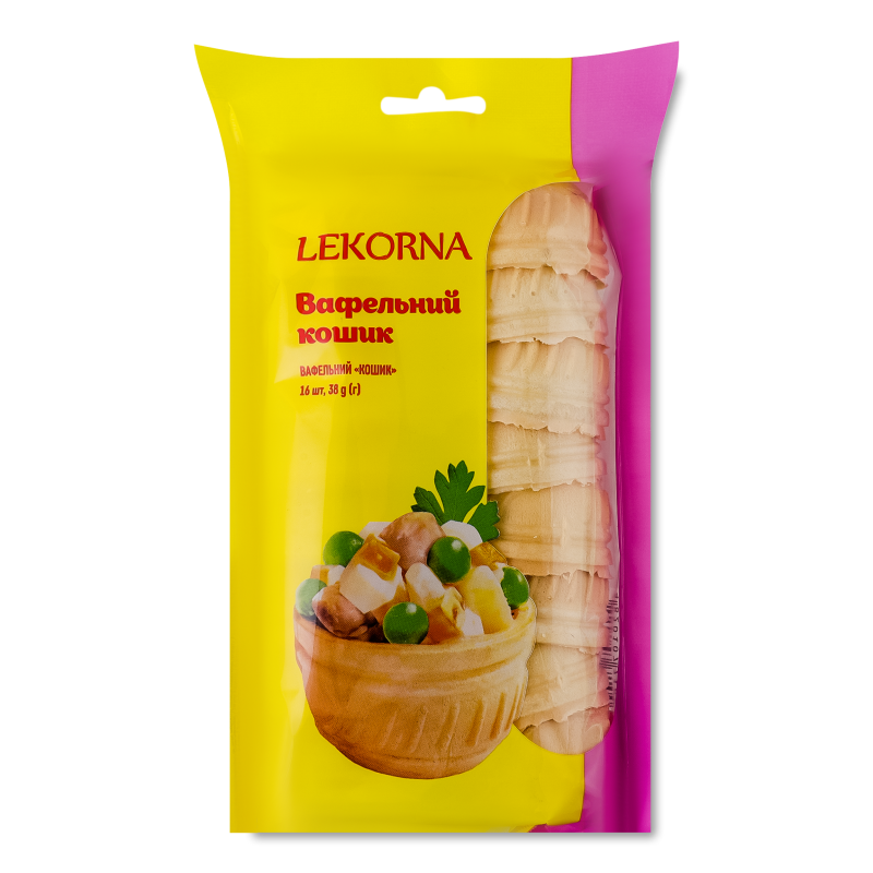 Кошик вафельний 38г Лекорна