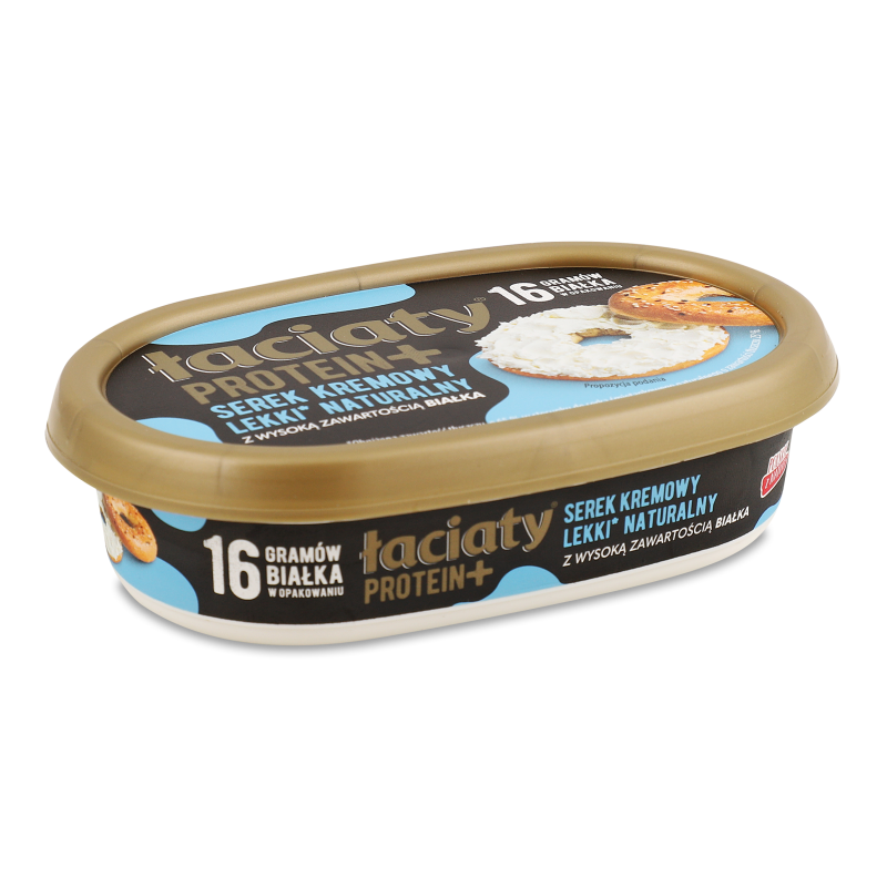 Крем-сир вершковий з протеїном 20% 135г Laciaty