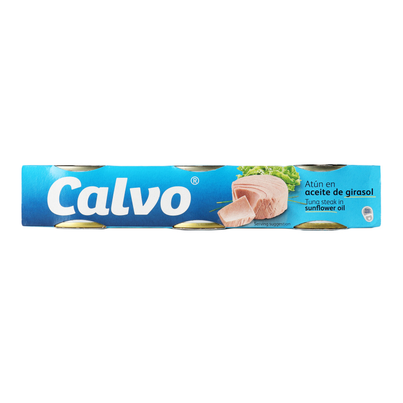 Тунець у соняшниковій олії Calvo к/у 3х