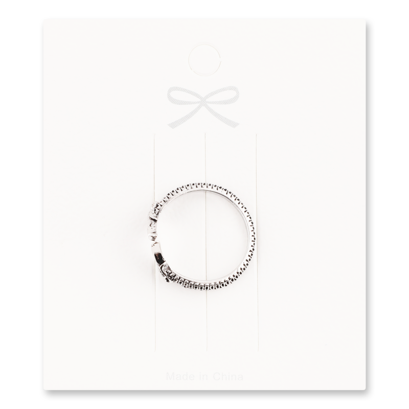 Каблучка сірий метал FHF25618M33