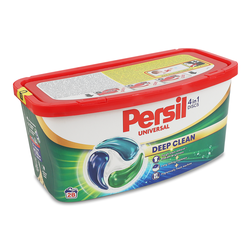 Засіб д/прання 4в1 Диск Deep Clean Universal 28*16,5г Persil