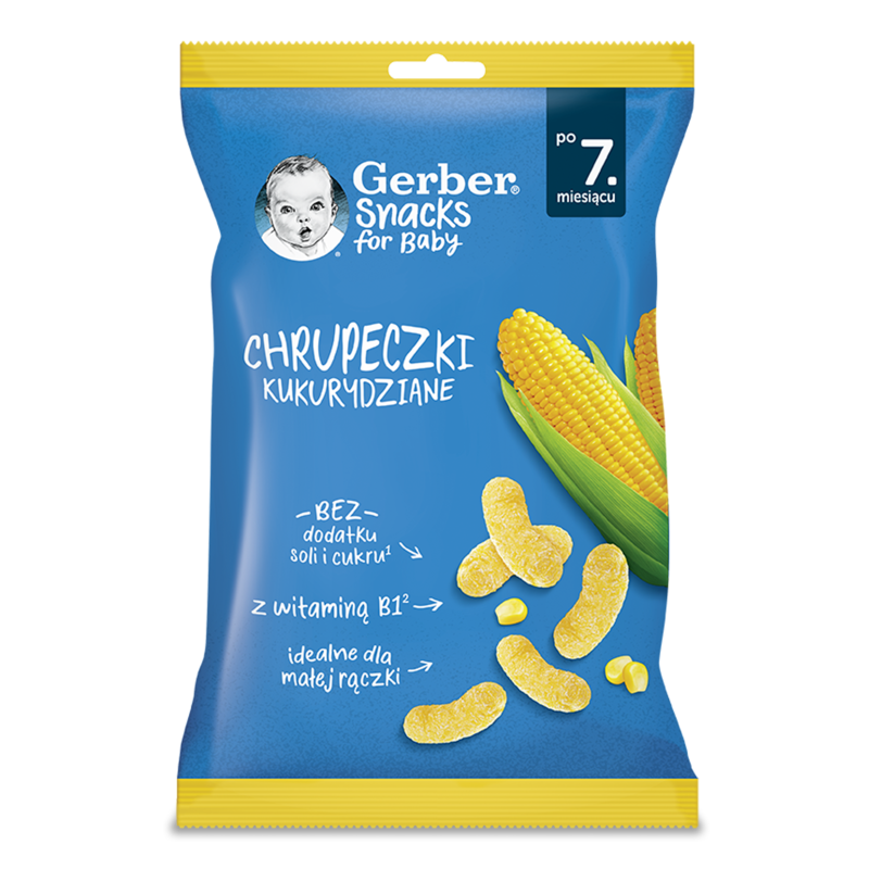 Палички кукурудзяні від 7місяців 28г Гербер