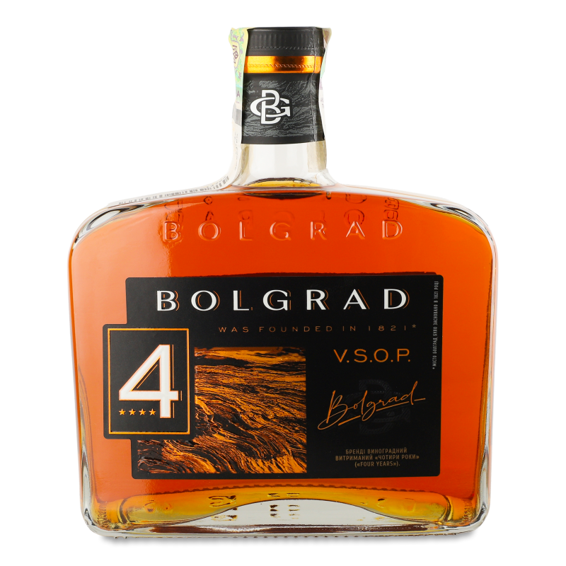 Бренді V.S.O.P. 40% 0,5л Bolgrad