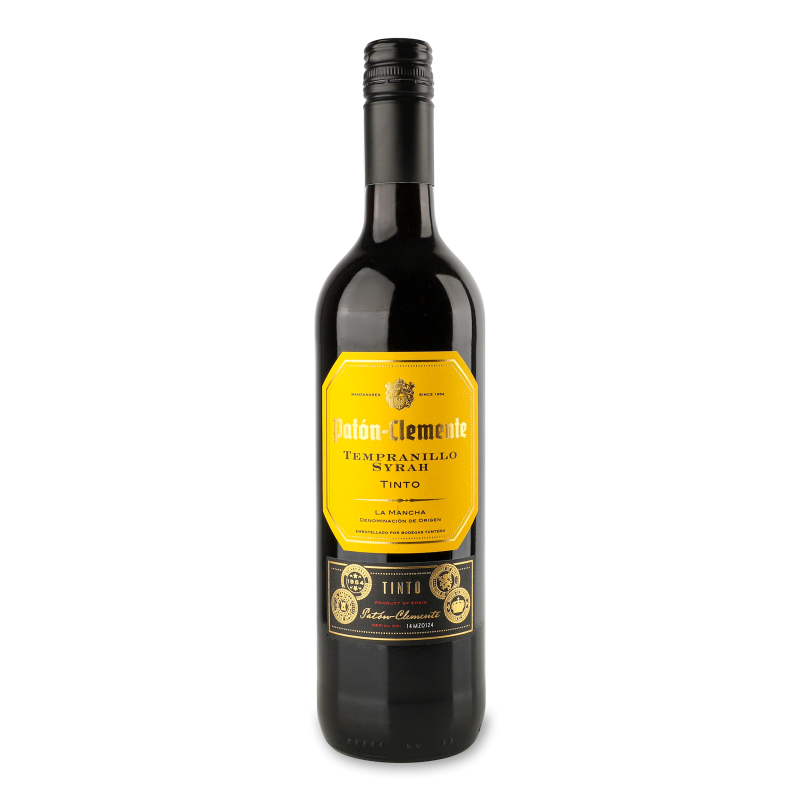 Вино Tempranillo Syrah червоне сухе 13% 0,75л Paton-Clemente