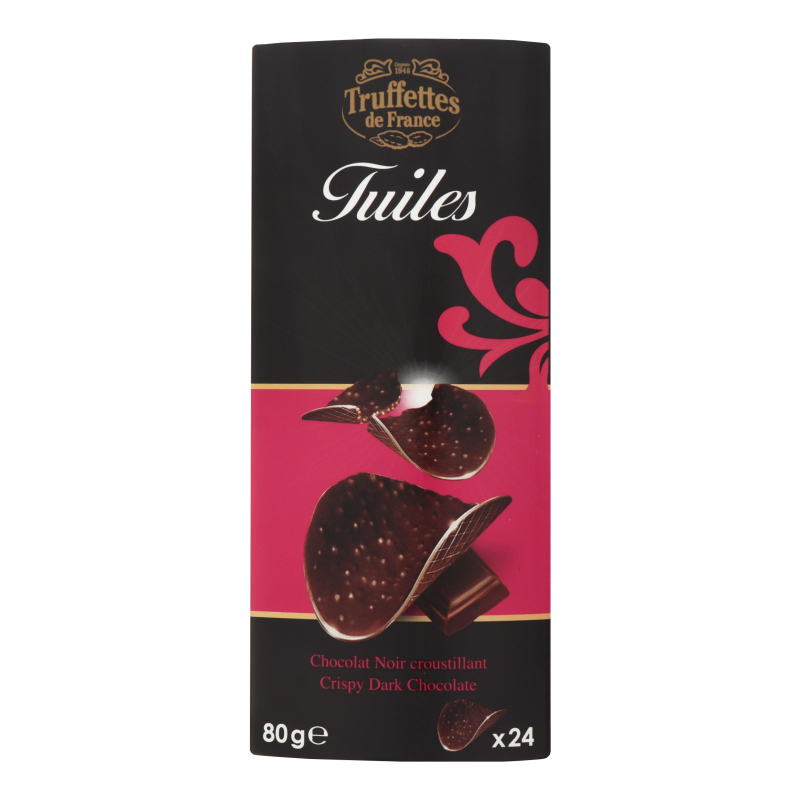 Чіпси з темного шоколаду Tuiles Truffettes de France к/у