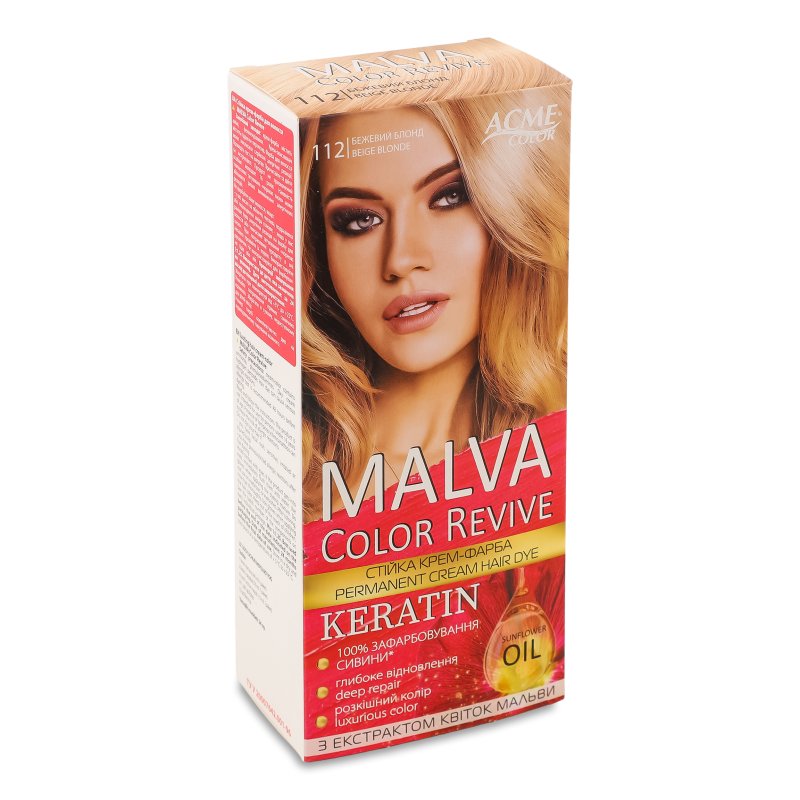 Крем-фарба д/волосся Color Revive 112 бежевий блонд Malva