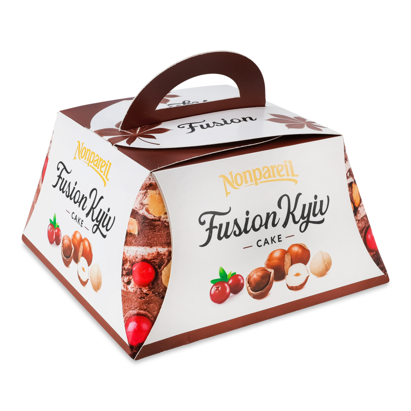 Торт Київський з какао 500г газ/уп коробка Nonpareil