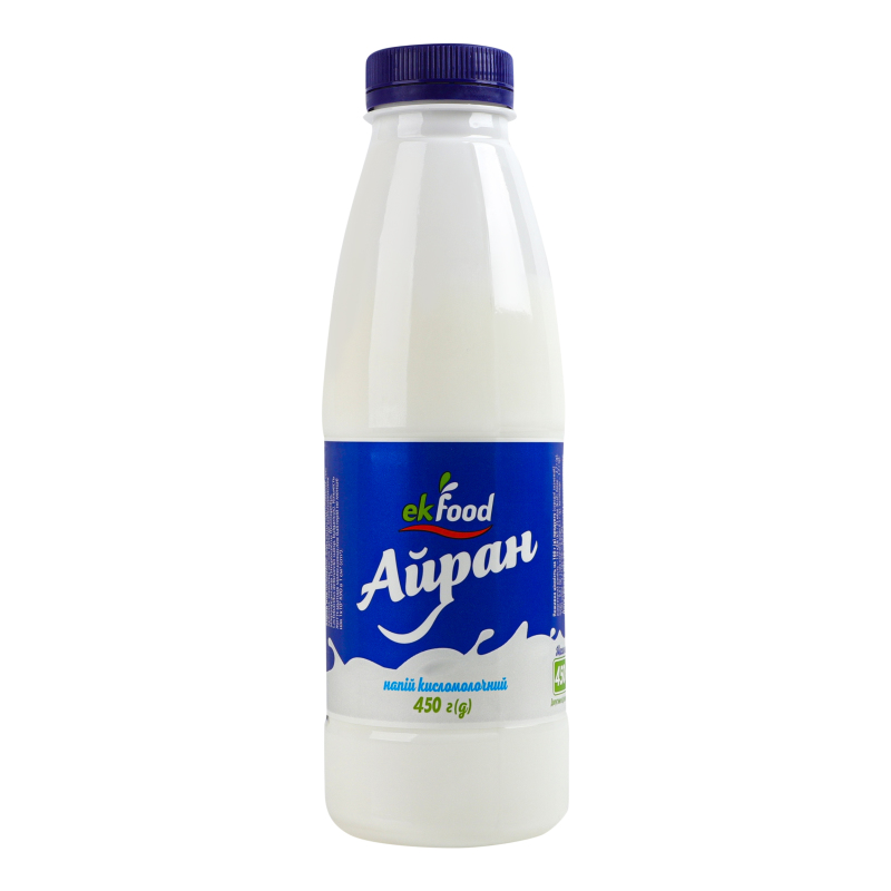 Напій кисломолочний нежирний Айран Ekfood п/пл