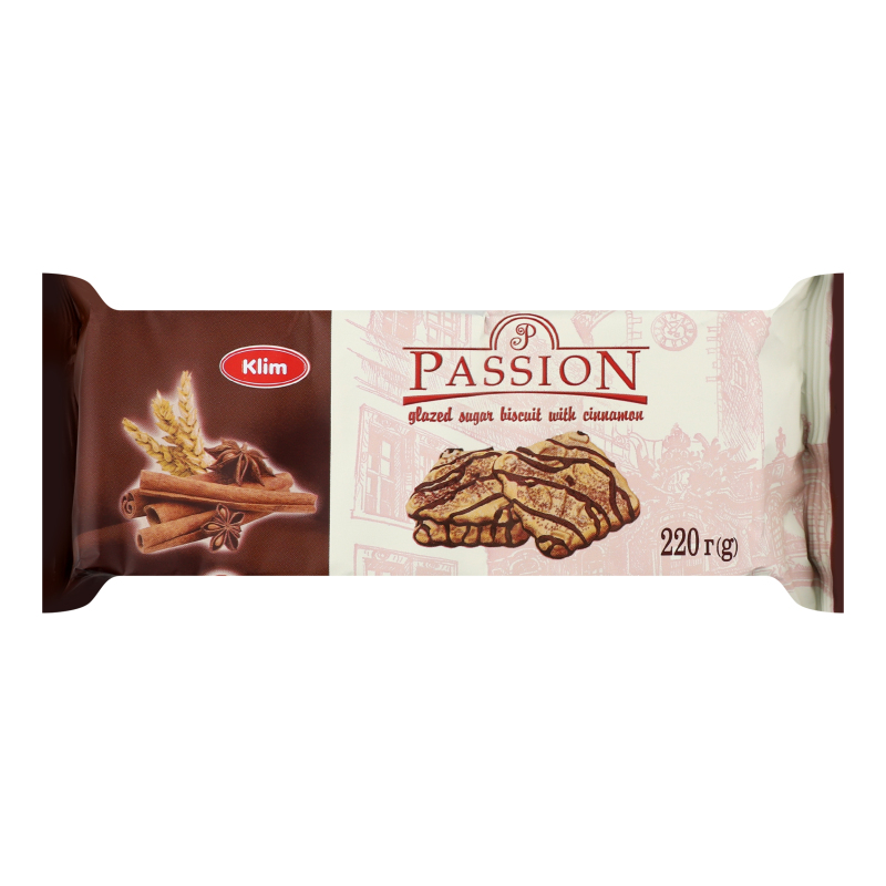 Печиво цукрове глазуроване з корицею Passion Klim м/у