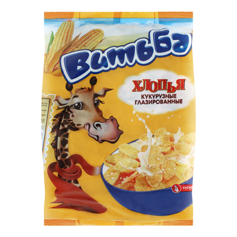 Хлопья кукурузные глазированные Витьба м/у 330г Витьба(4810128002901 ...