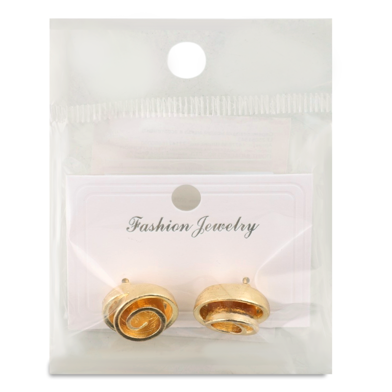 Сережки-гвіздки жовтий метал в асортименті LF25051543