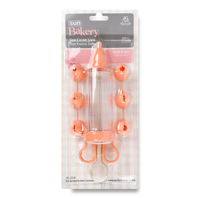 Шприц д/крему Стар 20*12см SC-259 Sun Plast