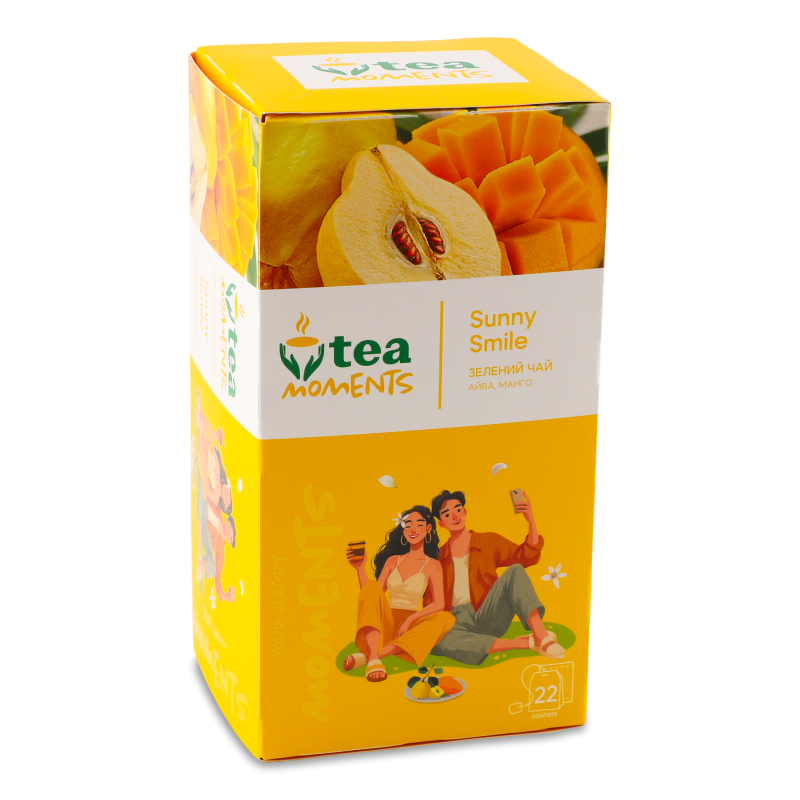 Чай Sunny Smile зелений 22*1,8г Tea Moments