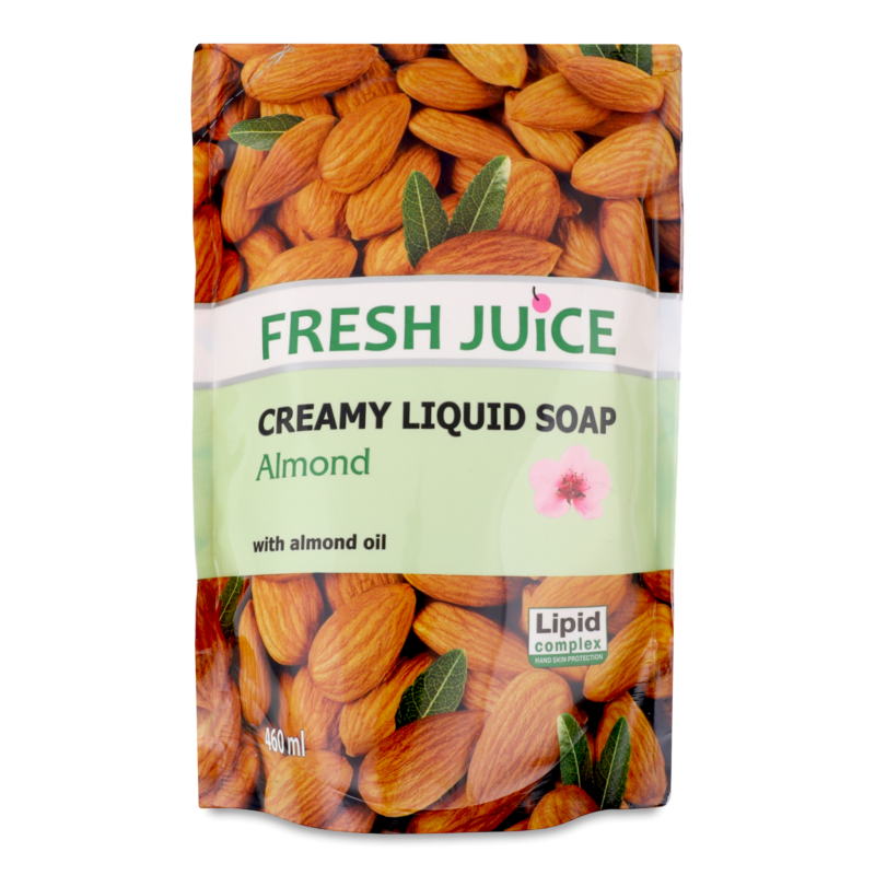 Крем-мило мигдаль зі зволожуючим молочком 460мл д/п Фреш джус
