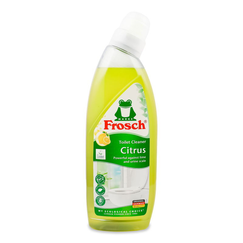 Гель д/очищення унітазів Лимон 750мл Фрош