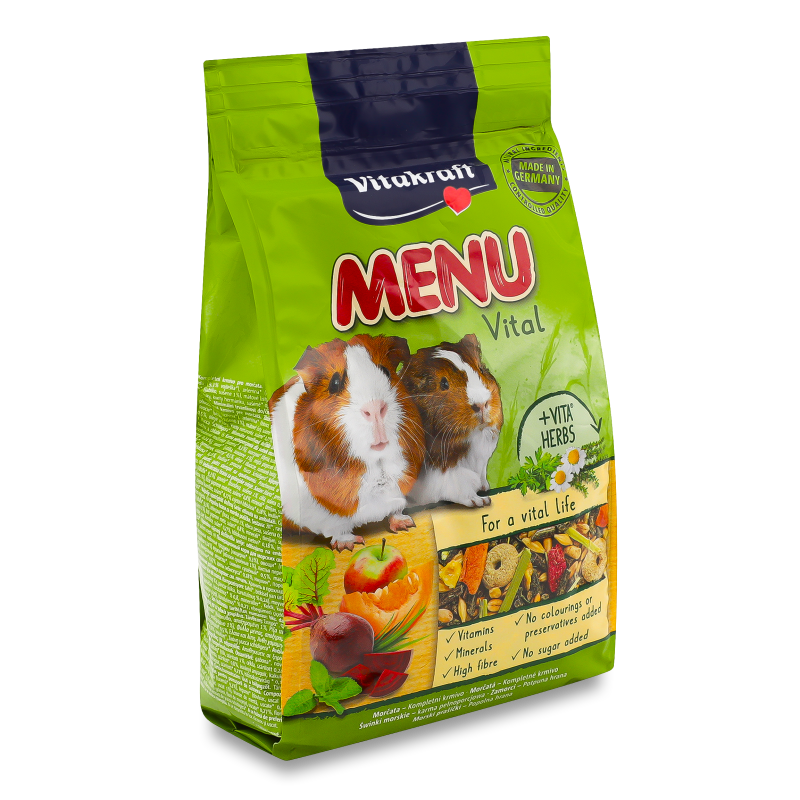 Корм д/морських свинок Меню Вітал 400г Вітакрафт