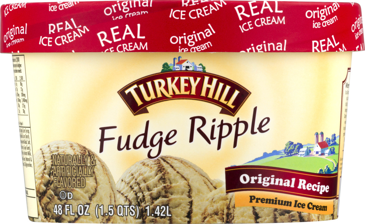 Turkey Hill Premium Ice Cream Fudge Ripple Turkey Hill(20735110119