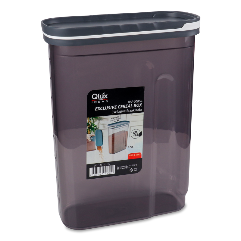Контейнер д/сипучих продуктів 2,7л пластик BSF-00850 Qlux