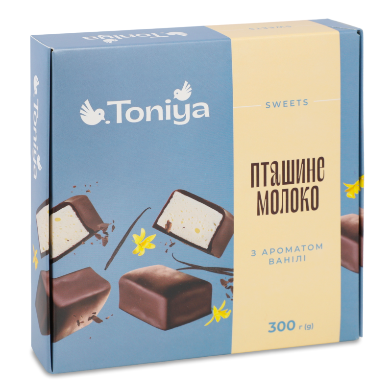 Цукерки Пташине молоко з ароматом ванілі 300г Toniya
