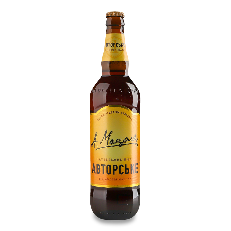 Пиво Авторське 6,5% 0,5л скло ППБ