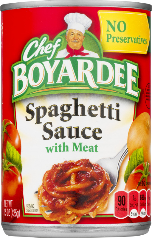Chef Boyardee Spaghetti Sauce With Meat Chef Boyardee(64144042258