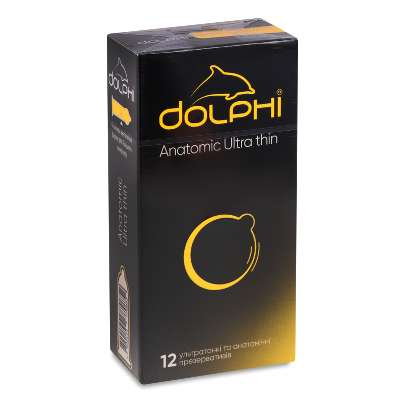 Презервативи Анатомічні надтонкі 12шт Долфі