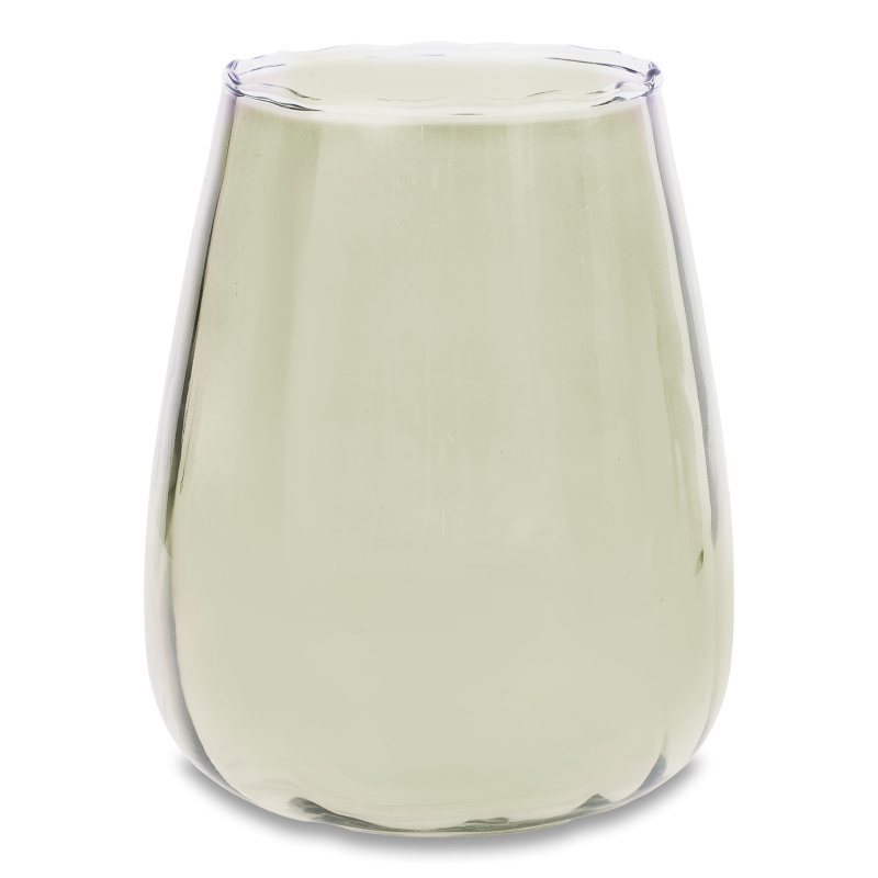 Підсвічник зелене скло 470г A68121620