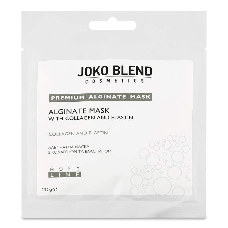 Маска д/обличчя Ефект ліфтингу альгінатна з колагеном та еластином 20г Джоко Бленд
