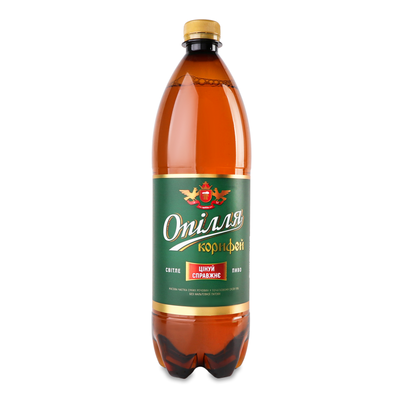 Пиво Корифей світле 4,2% 1л пет Опілля