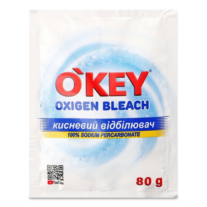 Відбілювач кисеневий 100% 80г саше О”Кей