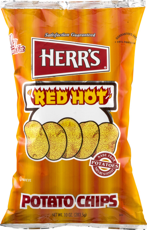 Herr's Red Hot Potato Chips Herr's(72600003200): customers reviews ...