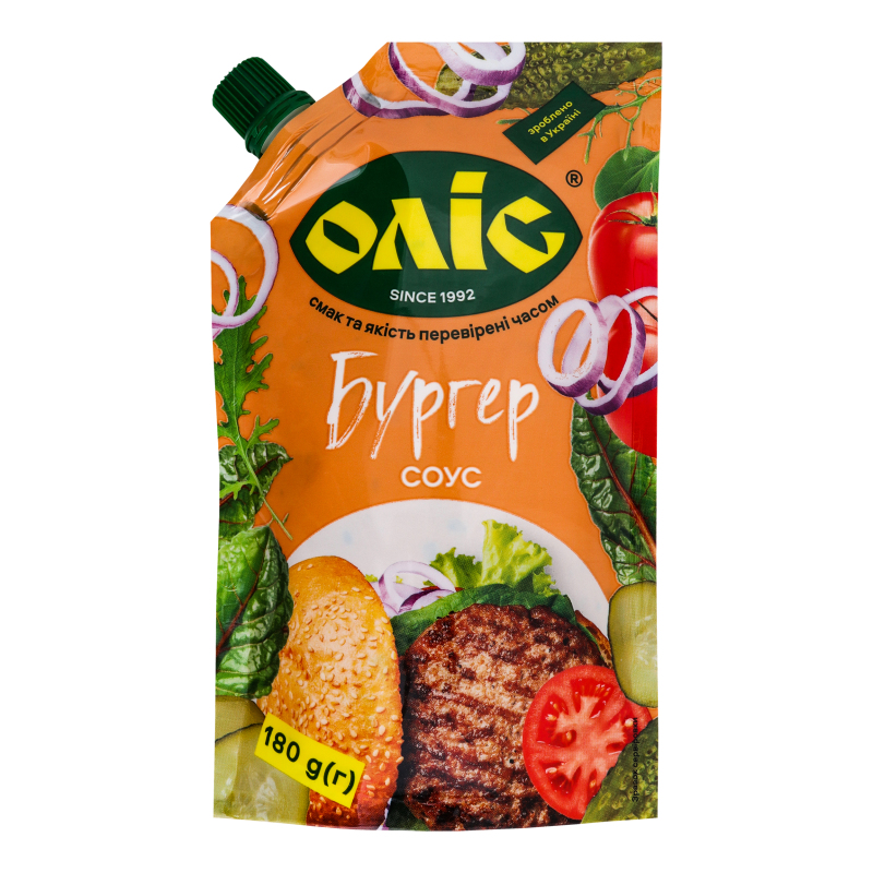 Соус Бургер Оліс д/п 180г Оліс(4820015716620): купить в интернет ...