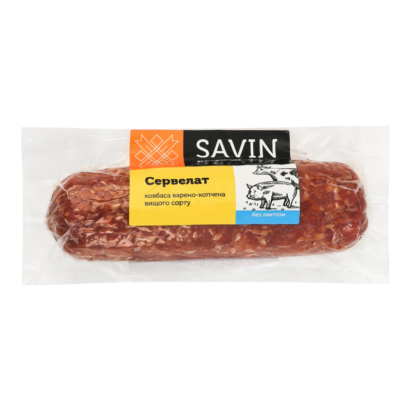 Ковбаса Сервелат Savin Product в/к в/с кг