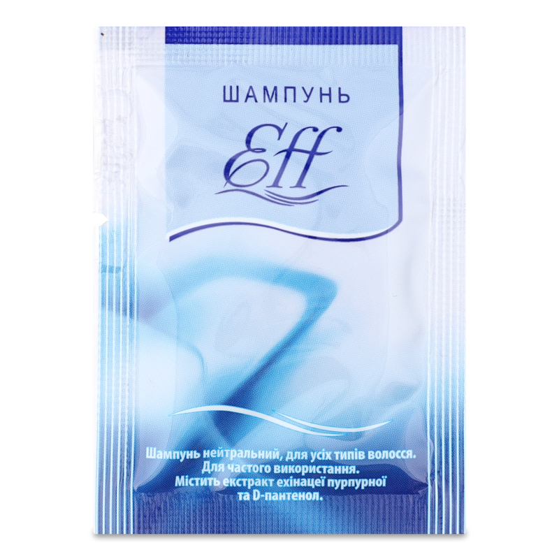 Шампунь д/всіх типів волосся нейтральний 10мл саше Ефф