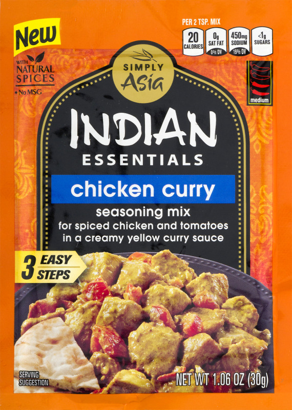 Simply Asia Indian Essentials Chicken Curry Seasoning Mix Simply Asia