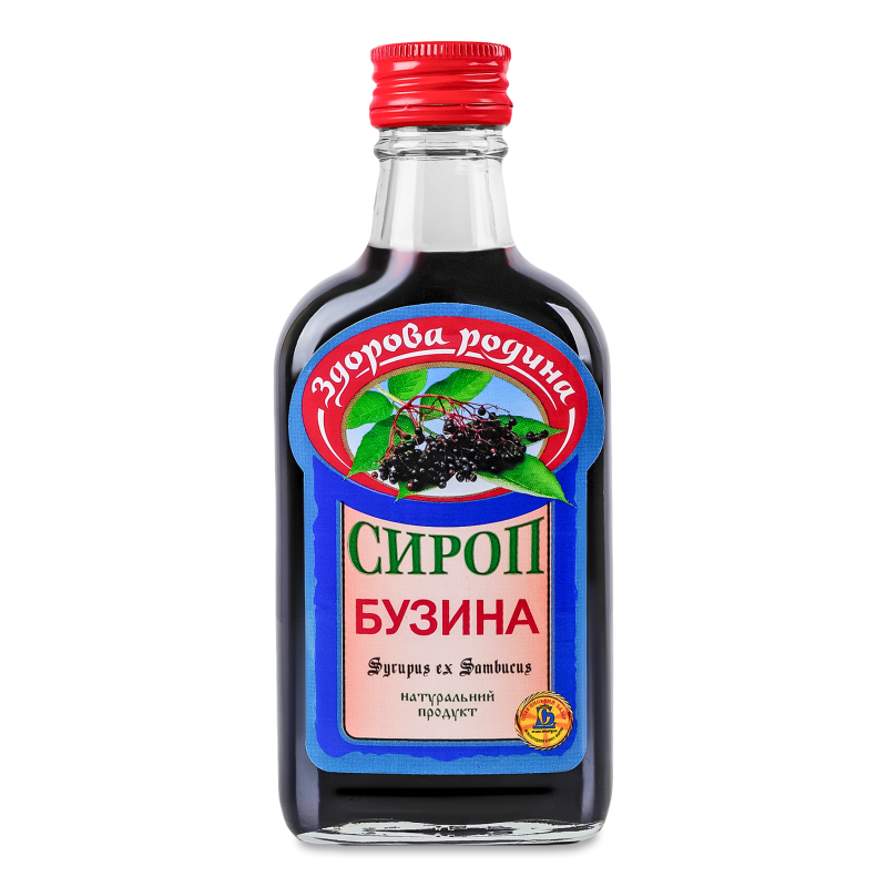 Сироп Бузина 0,2л скло Здорова родина