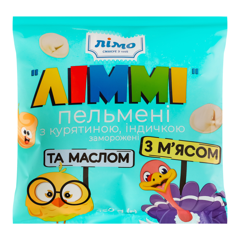 Пельмені з курятиною індичкою та маслом Ліммі Лімо м/у