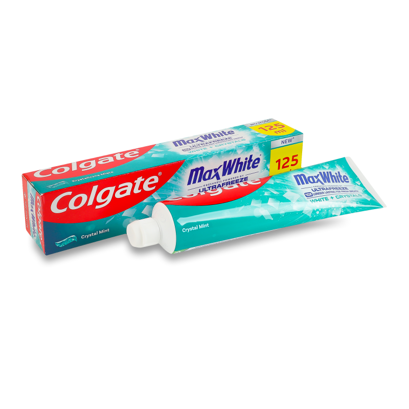 Паста зубна Crystal mint Max White 125мл Colgate