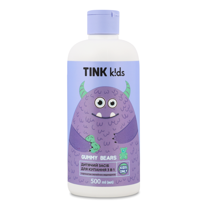 Засіб д/купання дитячий 3в1 Gummy Bears 500мл Tink k!ds