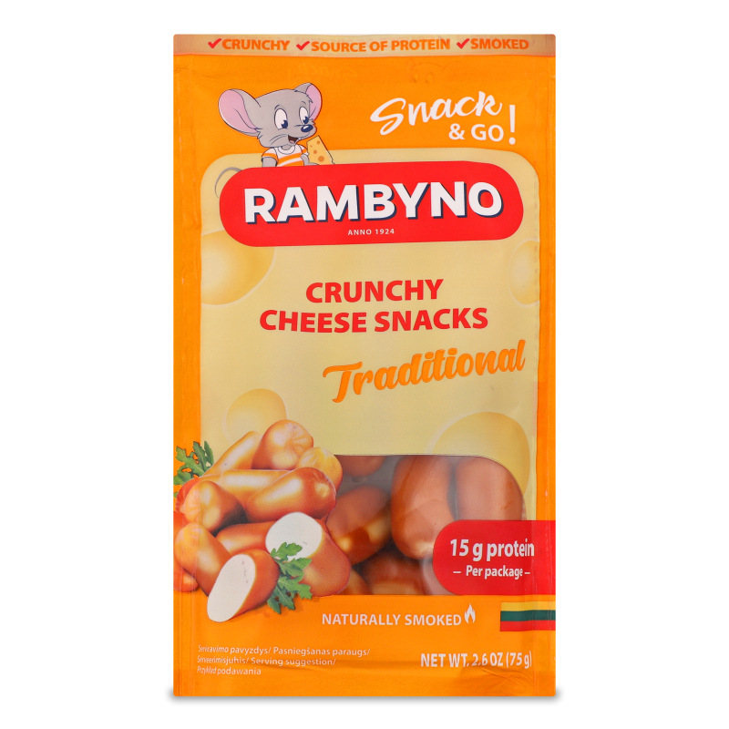 Сир плавлений Traditional 45% 75г д/п Rambyno
