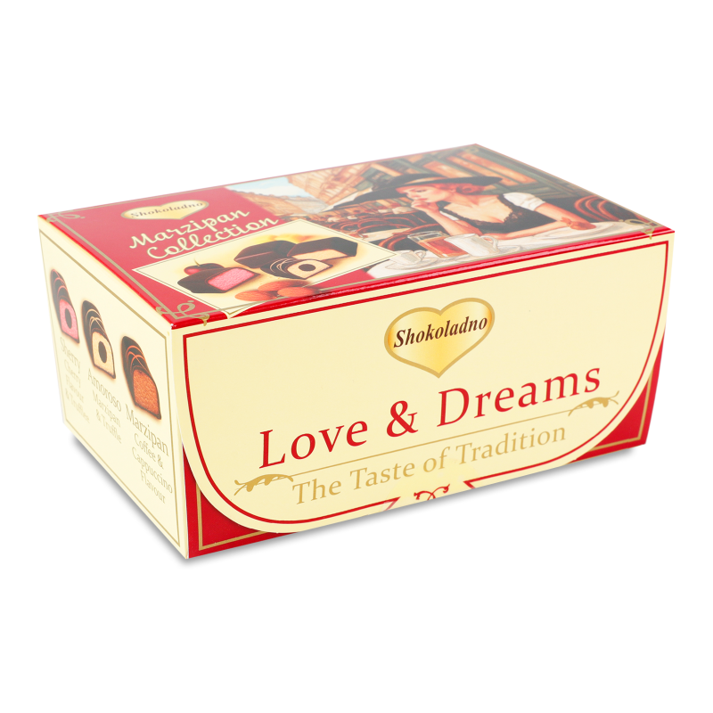 Набір цукерок Love&Dreams марципанових 250г Shokoladno