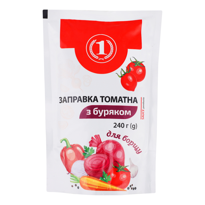 Заправка томатна з буряком ТМ "1" д/п