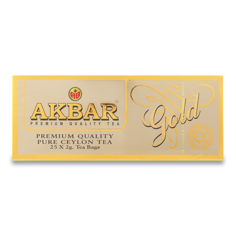 Чай Золото чорний 25*2г з/я Акбар