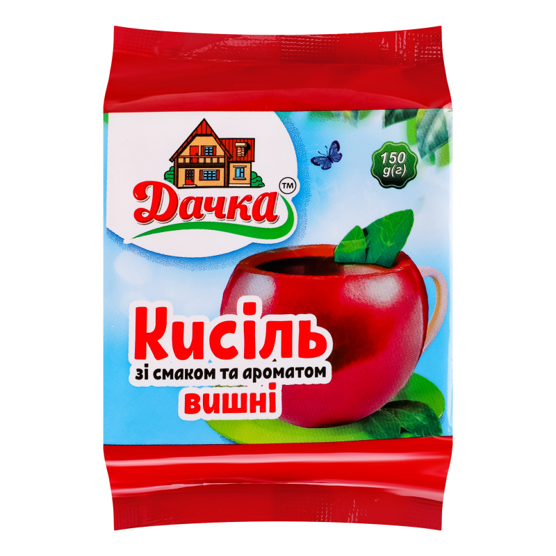 Кисіль зі смаком та ароматом вишні Дачка м/у