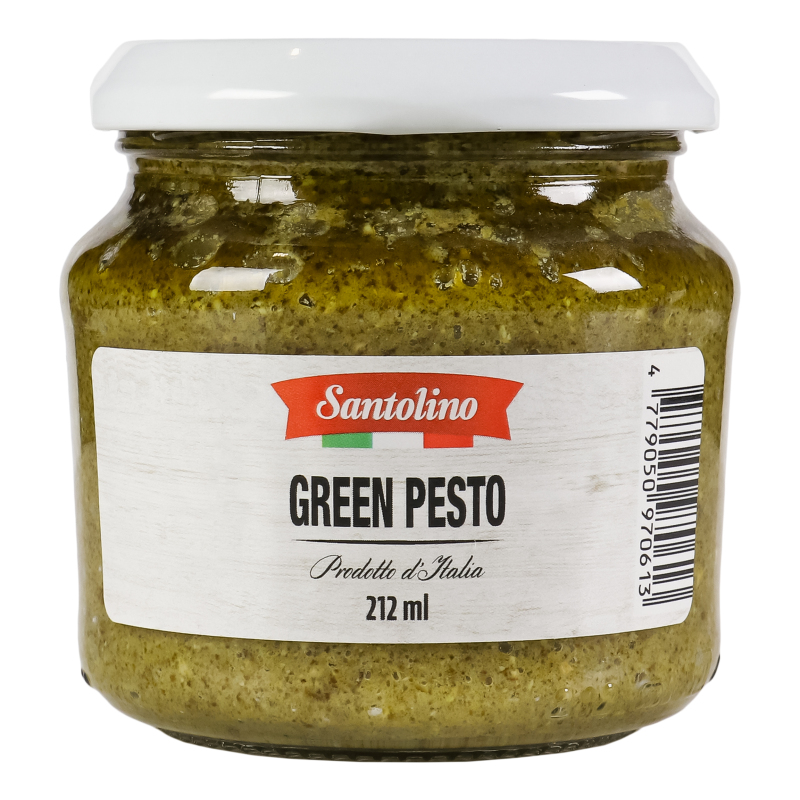 Соус пастеризований Green pesto Santolino с/б