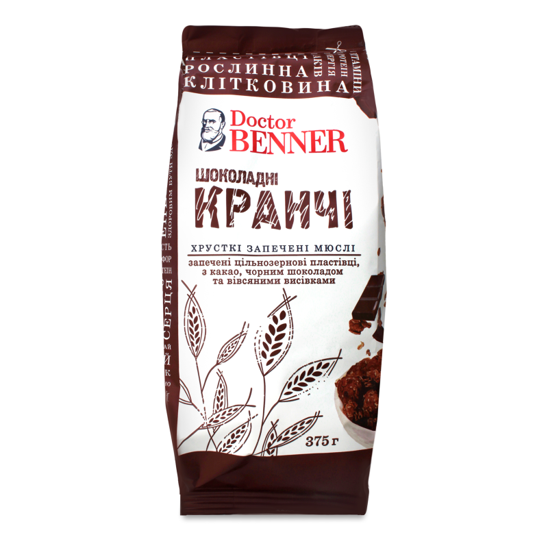Кранчі шоколадні 375г Др.Беннер