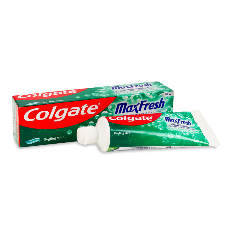 Паста зубна MaxFresh Ultrafreeze Активне очищення та захист 75мл Colgate