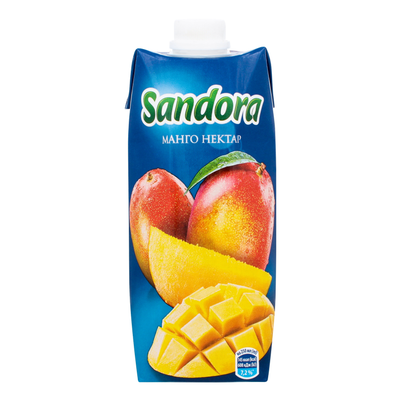 Нектар з м'якоттю стерилізований Манго Sandora т/п